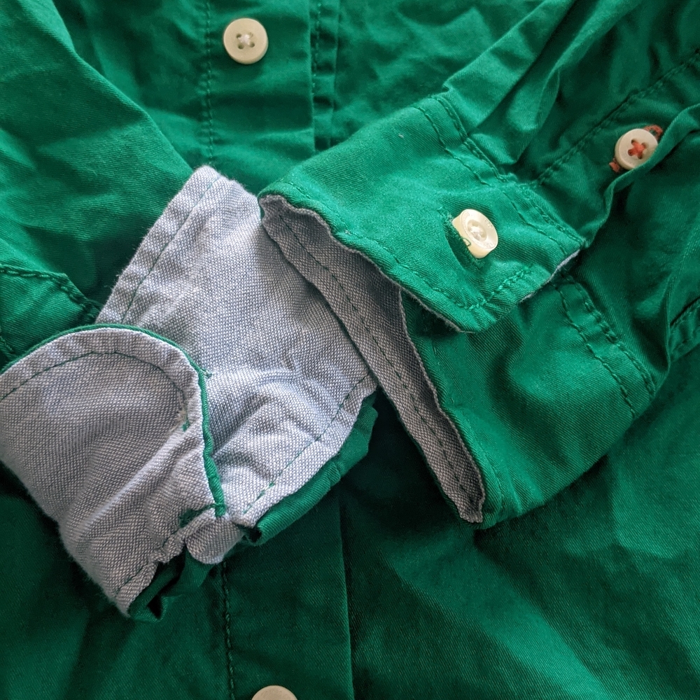 H&M Boys Solid Green Shirt - Picture 5 of 5